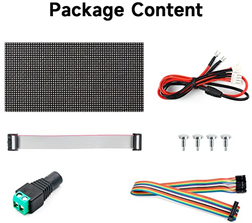 64x32 2048 RGB Full Color LED Matrix Panel 2.5mm Pitch P2.5, Chainable - color: 64x32-2.5 MM Pitch