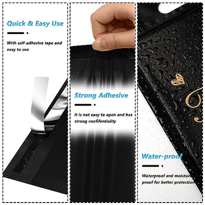 Thank You Poly Mailers with Handle, 14.5x19 Inch 50 Pcs - color: Thank You, size: 14.5x19 Inch 50 pcs