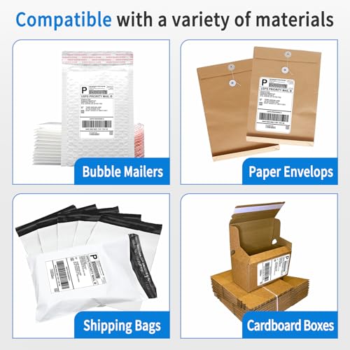 1000 Fanfold 4 x 6 Direct Thermal Labels White Perforated Shipping Labels