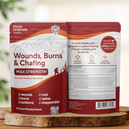 Marie Originals Wounds, Burns & Chafing Ointment Packets, 10 Packets