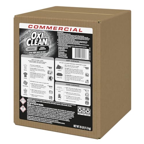 OxiClean Versatile Stain Remover Professional, 25 LB Bulk Box - size: 400 Ounce (Pack of 1)