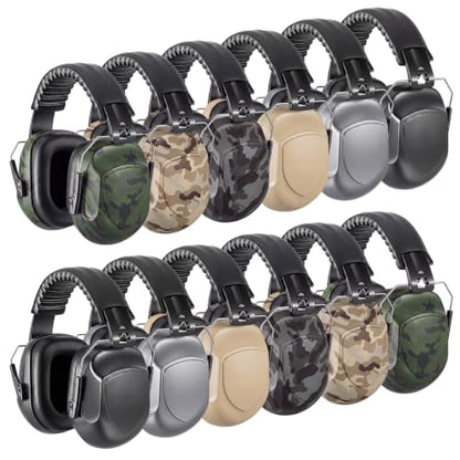 Amylove 12 Pcs Kids Noise Cancelling Headphones Ear Muffs Camo Style - size: Universal Fit (kids & Adults), style: Camo Style