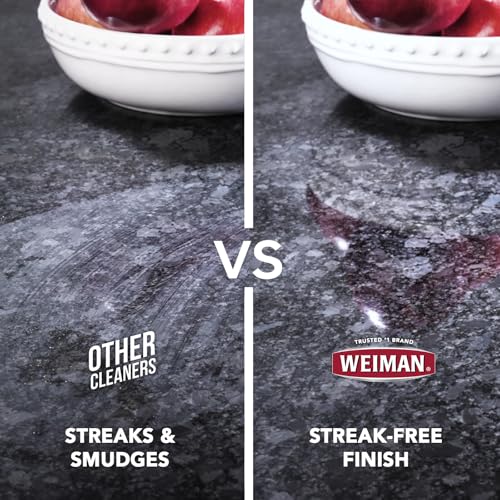 Weiman Stainless Steel & Granite Cleaner - 12 Ounce (Pack of 2) - size: 24 Fl Oz (Pack of 2)