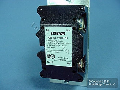 Leviton VZ00R-10X Remote Switch for use w/ Vizia Master Dimmer/Fan Control, White/Ivory/Almond