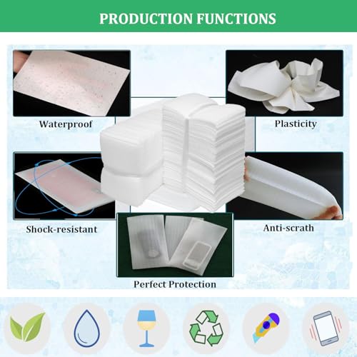 12x16Inch Cushion Foam Pouches 50pcs, Big Foam Wrap Pouches - size: 12x16 Inch (50Pack)