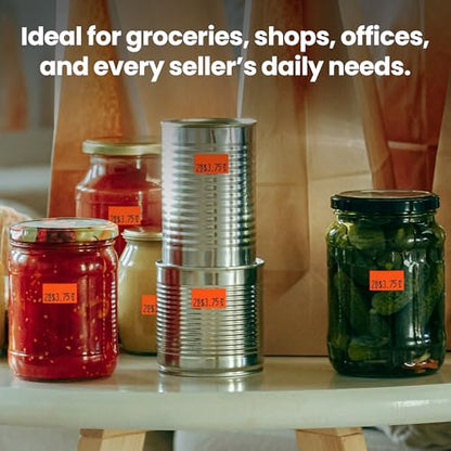 Monarch 1131 Labeler Starter Kit: Includes Price Gun, 10,000 Fluorescent Red Labels, and Preloaded Inker - color: 10,000 Fluorescent Red Labels