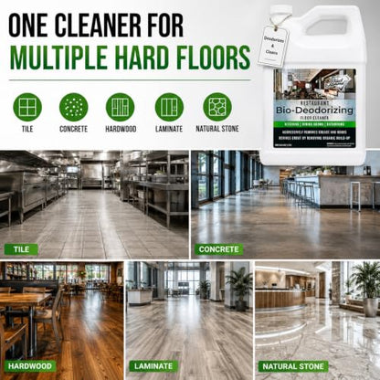 Heavy Duty Enzyme Restaurant Bio-Deodorizing Floor Cleaner - 1 Gallon