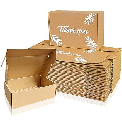 Shipping Boxes Inner Measurement 7x5x2 inches Brown Small Mailing Boxes 50 Pack Cardboard Corrugated Box Mailers (7X5X2) - size: 7X5X2