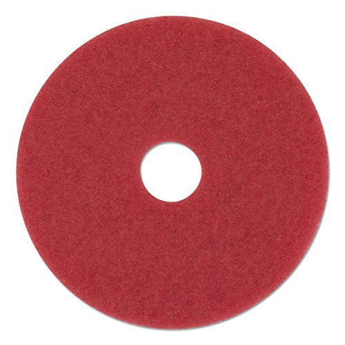 Boardwalk 4020RED Standard Floor Pads, 20" Diameter, Red (Case of 5)