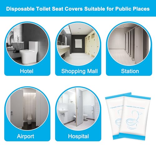 50 Pack Disposable Toilet Seat Cover - size: 50 Pack