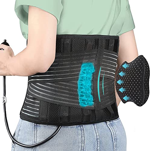 Back brace with inflatable pad,Lower Back Pain,Sciatica Relief XL/2XL - size: XX-Large