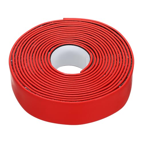 Smoke Fire Seal Strip 9.8Ft 25mm/0.98" Wx 2mm/0.08" T Red - color: Red, size: 9.8FT x 25mm / 0.98" W x 2mm / 0.08" T