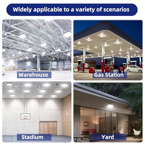 2Pack LED Canopy Light Fixture,8400Lm 70W,110V AC - size: Canopy-light