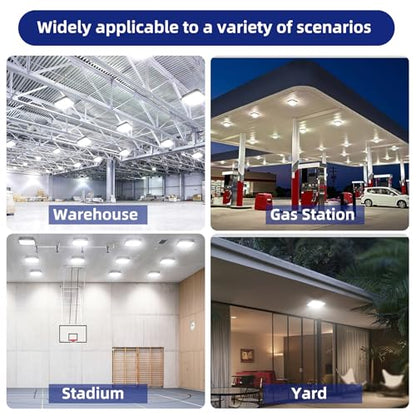 2Pack LED Canopy Light Fixture,8400Lm 70W,110V AC - size: Canopy-light
