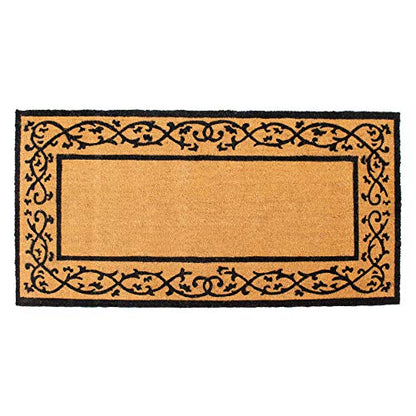 Calloway Mills AZ120072448NP Carrollton Doormat, 24" x 48", Natural/Black - color: Np, size: 2' x 4' (Rectangular)