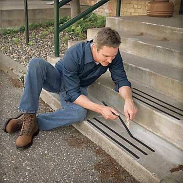 3M Safety-Walk Slip-Resistant General Purpose Tapes & Treads 610, Black, 5.5 in x 5.5 in, Tread, 50/Case - size: 5.5 in x 5.5 in