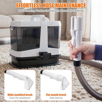 Foandbevi Carpet & Upholstery Cleaner Machine, 16KPa Spot Shampooer for Pet