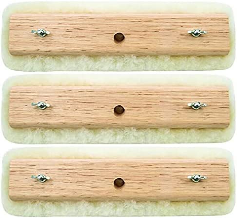 Pack of 3 Wooster Brush RR412-12 Shearling Floor Applicator 1/2-Inch Nap, 12-Inch