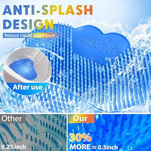 CHONOVO Urinal Screen Deodorizer, 7.2” Urinal Cake 12 Pack with 3 Scent - color: 12 Pack