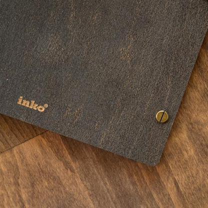 Inko Horeca - Wooden Menu Holder 11.8 х 9 inch - Menu Book for Restaurant - Hard Folding Menu Covers - Wooden Cafe Menu Folder Book for Bar - Bar Menu Sign (Wenge) - color: Wenge