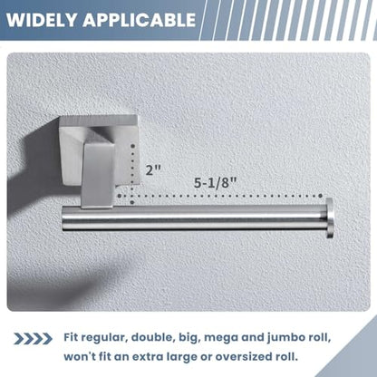 Suyar Brushed Nickel Toilet Paper Holder, Paper Roll Holder for Bathroom - color: Brushed Nickel