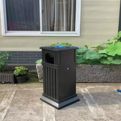 Commercial Trash Can with Removable Inner Bucket & Lid Side Opening Waste Bin Large Capacity for Home/Office/Restaurant/Restroom