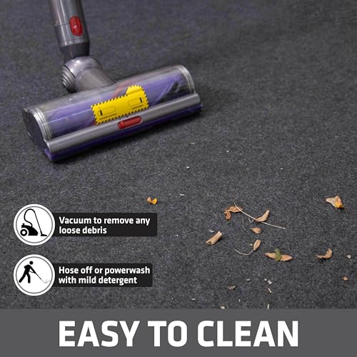 Drymate Garage Floor Runner Mat, 18' x 2'6", Multi-Purpose Carpet Rug - size: 18' x 2'6" (1-Pack)
