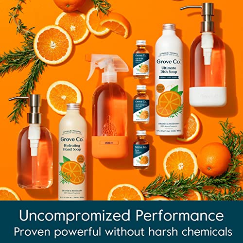 Grove Co. Multi-Purpose Cleaner Refills, 6 x 1fl oz, Orange & Rosemary - size: 1 Fl Oz (Pack of 6)