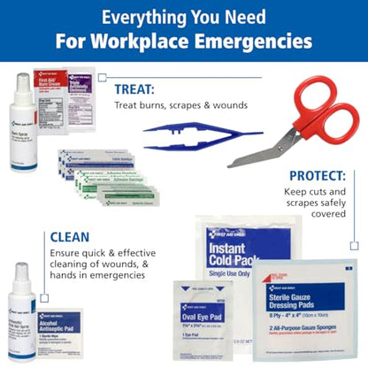 First Aid Only 150-Person OSHA First Aid Cabinet with Medications