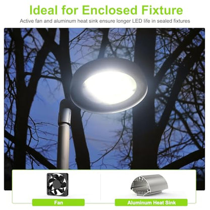 Horizontal Mount 80W LED Corn Light Bulb with Rotatable E39 Mogul Base