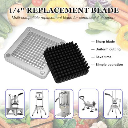 Replacement Chopper 1/4" Blade for Commercial Vegetable Chopper Dicer - color: 1/4‘’ blade