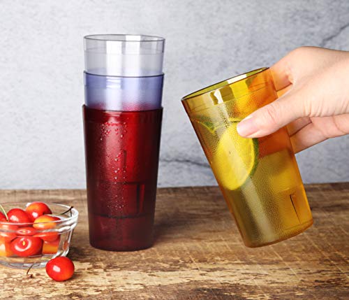New Star Foodservice | Restaurant-Grade Beverage Tumblers (Clear (Set of 12), 12 oz) (Pack of 6) - size: 12 oz (Pack of 6)