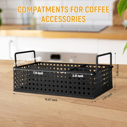 Coffee Station Organizer Metal Coffee Bar Organizer Coffee Pods Holder