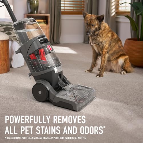 Hoover SmartWash Pet XL Upright Carpet Cleaner Machine for Carpet and Upholstery, Automatic Deep Cleaning Carpet Shampooer, Converts to Spot Cleaner, Pair with Hoover Carpet Cleaner Solution - style: SmartWash Pet XL
