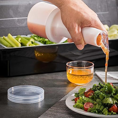 Restaurantware Plastic Storage Container Bottle, Quick Pour, 0.5 qt - color: Clear, size: 16 Ounces