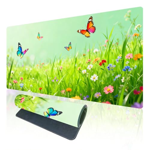 Nuxovilar Large Gaming Mouse Pad Desk Mat, 15.7x35.4 Inches Polyester - color: LU11939