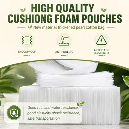 Packing Foam Pouches 1/12'' thickness 12 x16IN, 50 Pack - size: 12X16IN-50PCS