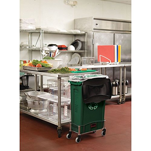 Rubbermaid Commercial Products Slim Jim Trash Can, Yellow, 23-Gallon - color: Yellow, size: 23 Gal