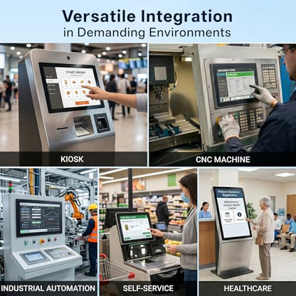 12.1 Inch IP65 Industrial Touchscreen,1024×768 Open Frame Monitor - size: 12.1 inch(Square Screen)