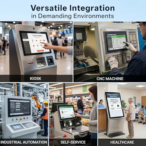 15 Inch IP65 Industrial Touchscreen,1024×768 Open Frame Monitor - size: 15 inch(Square Screen)