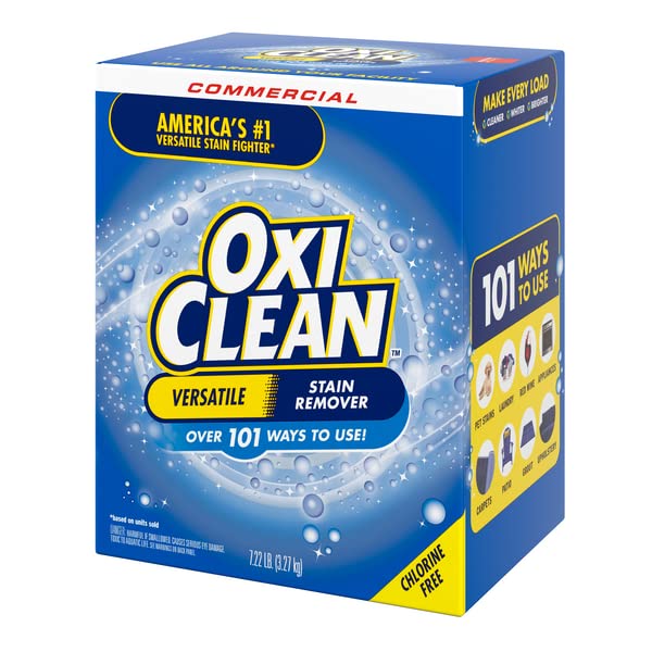 OxiClean Versatile Stain Remover Professional, 7.22 LB Box (Pack of 4) 156 Loads - size: 115.5 Ounce (Pack of 4)