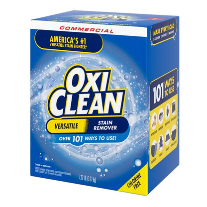 OxiClean Versatile Stain Remover Professional, 7.22 LB Box (Pack of 4) 156 Loads - size: 115.5 Ounce (Pack of 4)