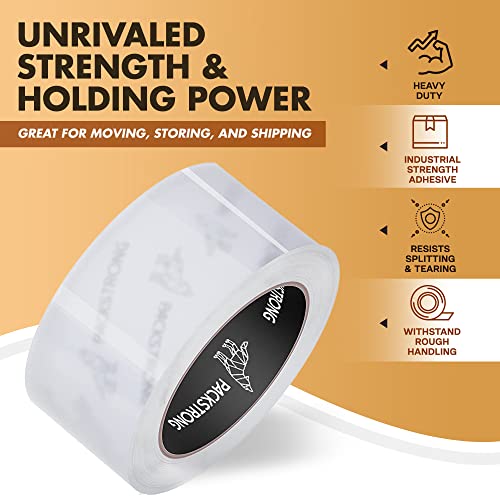 Packstrong Heavy Duty Packing Tape 36 Rolls, 2 Inch Wide 3.1 Mil 110 Yards - size: 2" Wide x 3.1 Mil Thick