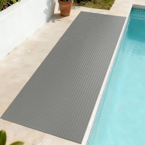 Welcome Door Mat Outside Non-Slip Durable Waterproof Grey 24"x71" - color: Grey-c, size: 24''x71''