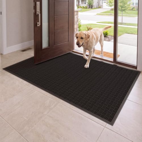 Front Door Mat, Heavy Duty Indoor Outdoor Entry Mat, 3'x5' - size: 3' x 5' (Rectangular)