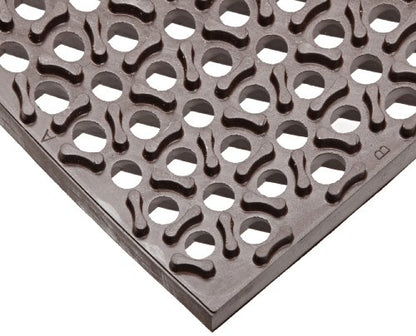 NoTrax T15 Optimat® Honeycomb Design Drainage Mat, 3' X 6' Brown - color: Brown, size: 3' Width x 6' Length