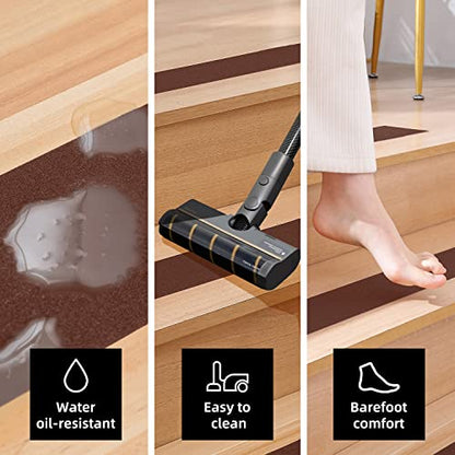 Reniteco 4" x33Ft Anti Slip Tape Coffee Heavy Duty Grip 1PC - color: 02-Coffee, size: 4in x 33Ft