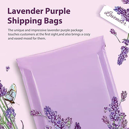 Fuxury Poly Mailers 14.5x19 Inch 100 Pack,Large Shipping Bags,Purple - color: Light Purple, size: 14.5x19" 100pcs
