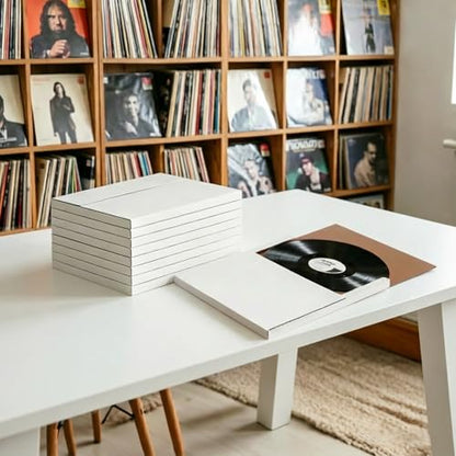 Vinyl Record Shipping Boxes, 30 Pack, 12.6x12.6x0.39 Inch