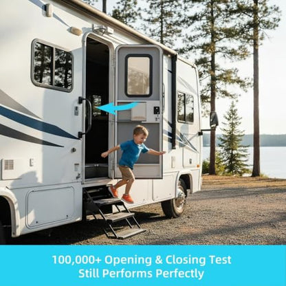 Aluminum RV Screen Door Closer with Spring Keep Mesh Door Closed